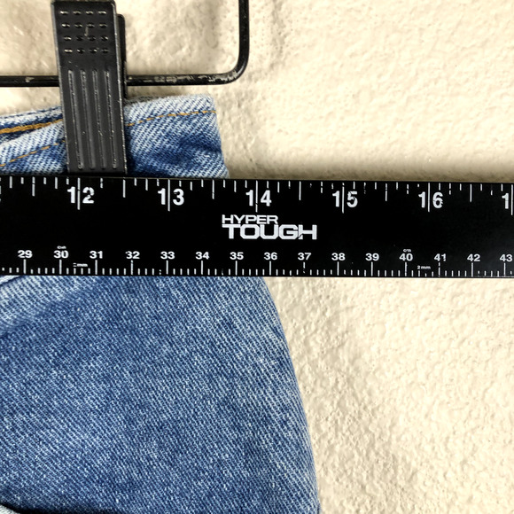 French Dressing Jeans Blue Embellish High Rise Straight Leg Butterfly Womens 8 - Picture 11 of 16